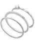 GIANI BERNINI 3-Pc. Set Cubic Zirconia Stackable Rings in Sterling Silver Size 8